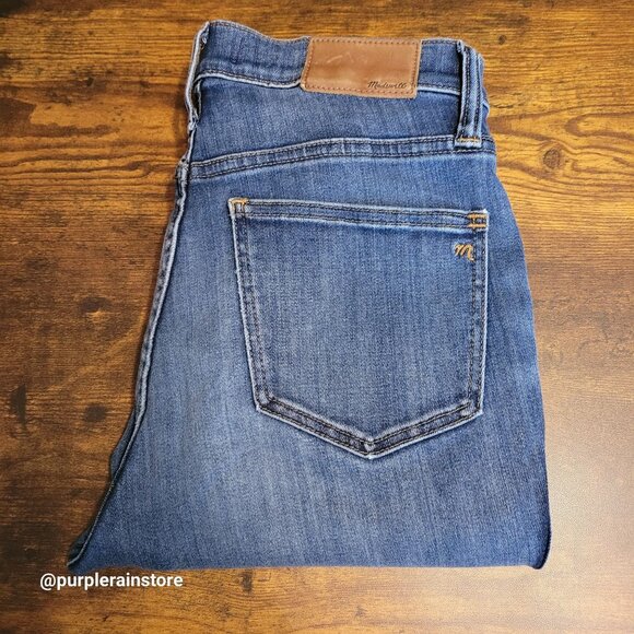 Madewell Jeans Size 27 Skinny 10" High Rise Tummy Control Danny Wash G7391 - Picture 3 of 12